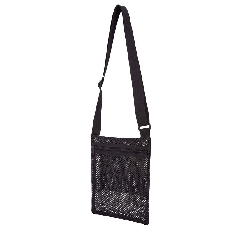 USPECLARE Heavy Duty Semi-Transparent Mesh Purse, See Through Mesh Crossbody Bag with Inner Pocket for Commuting, Swimming, Travel, Beach, Outdoor Sports - Image 4